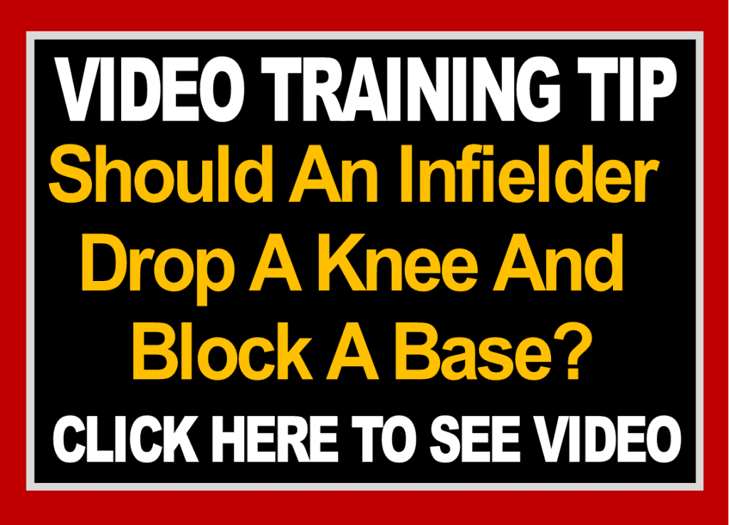Should An Infielder Drop A Knee And Block A Base? The Strike Zone Omaha