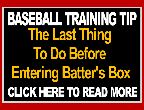 The Last Thing To Do Before Entering Batter’s Box