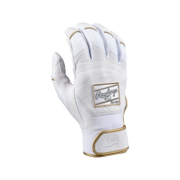 Rawlings Pro Preferred White Batting Gloves, Adult