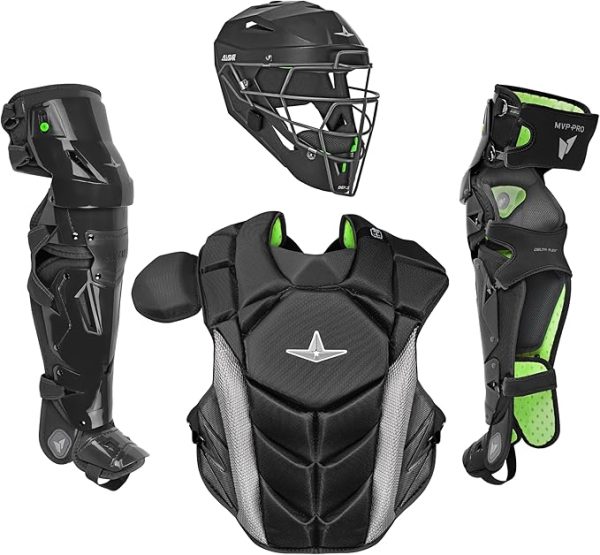 All-Star MVP-Pro Catching Kit-Large (Black-Black)