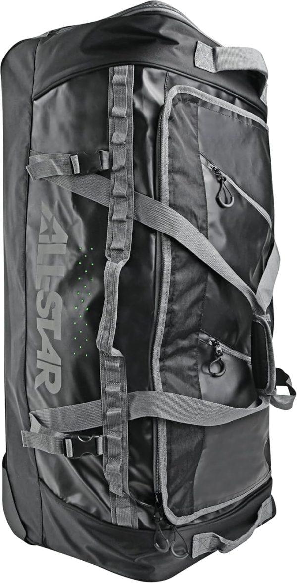 All-Star S7 Elite Catchers Roller Bag (Black)