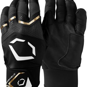 EvoShield Carbyne Batting Glove With Strap (Black)
