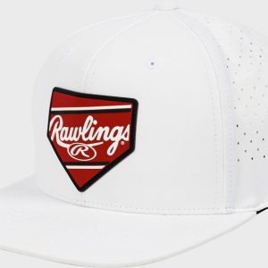 Rawlings Home Plate Performance Flat Bill SnapBack Hat