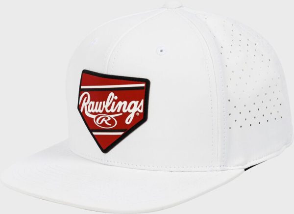 Rawlings Home Plate Performance Flat Bill SnapBack Hat